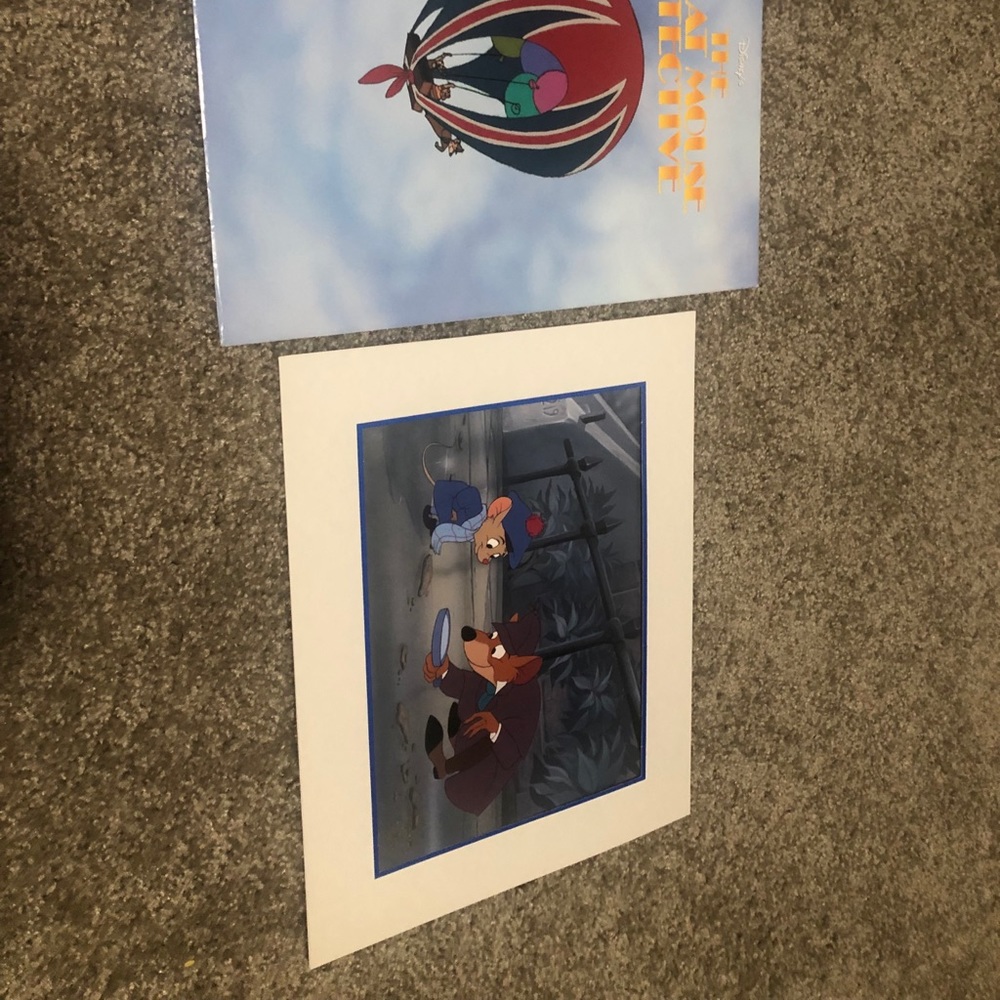 Disney The Great Mouse Detective Lithograph
